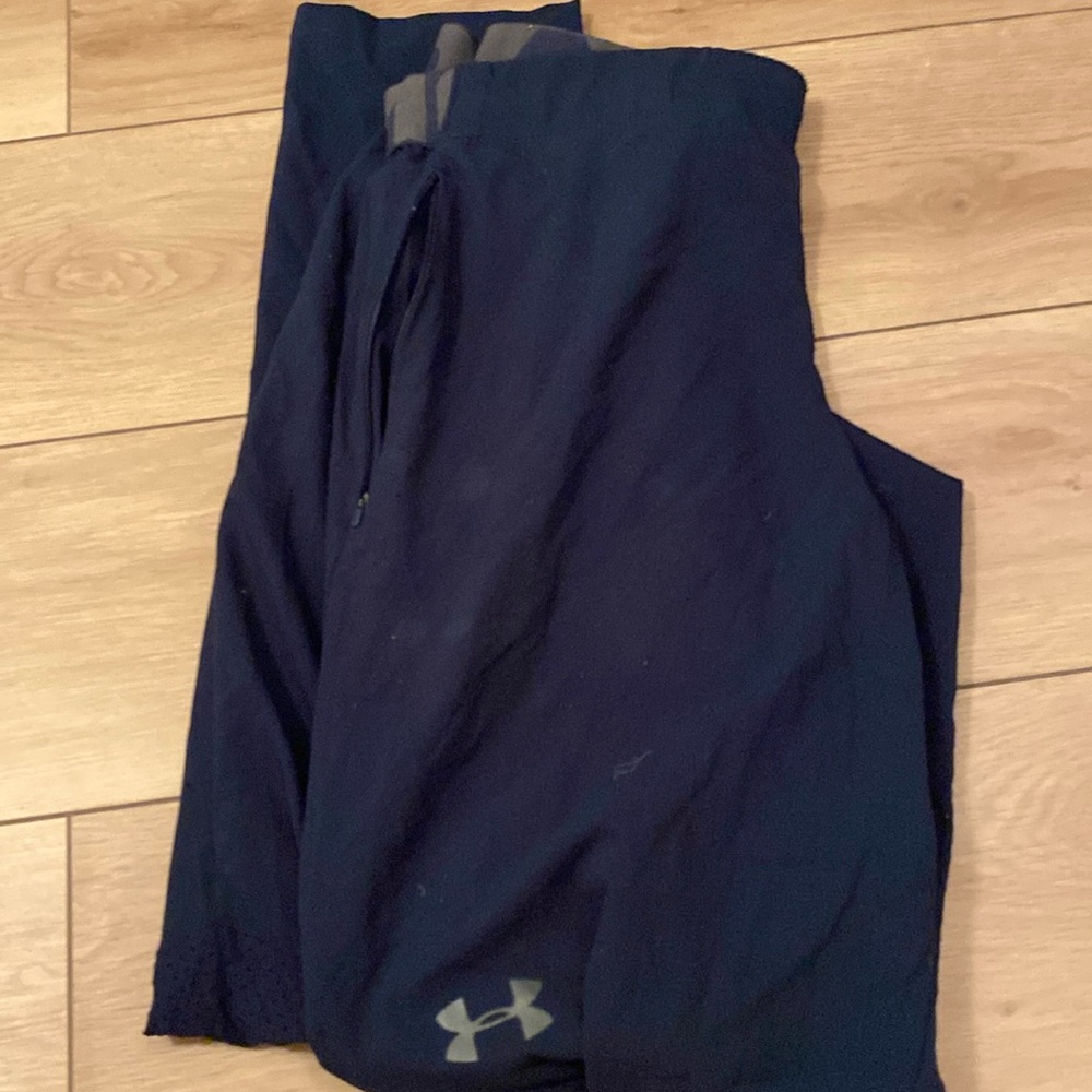 Mens adult large thin fitted joggers under armour